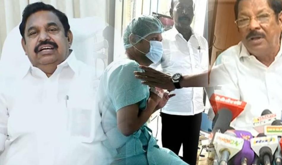 அவங்க வீட்டில் ரெய்டு நடந்தபோது EPS என்ன செய்தார்?…. ஆர்.எஸ்.பாரதி கேள்வி….!!!!