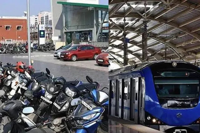 மெட்ரோ ரயில் பார்க்கிங் கட்டணம் உயர்வு…. நாளை முதல் அமல்…. வெளியான அறிவிப்பு…!!!