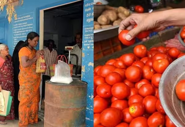 தமிழகம் முழுவதும் 300 ரேஷன் கடைகளில் இன்று(ஜூலை 12) முதல் தக்காளி விற்பனை… மக்களே குட் நியூஸ்…!!