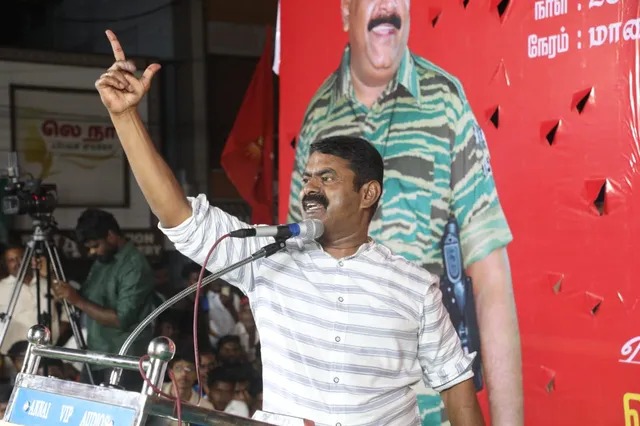 பாஜக முழு பைத்தியம்….. திமுக அரை பைத்தியம்…. இதுதான் ரொம்ப ஆபத்து – சீமான்..!!!