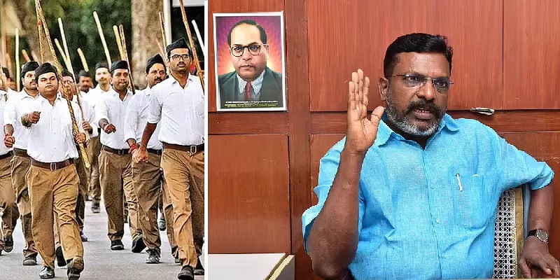 வாய்க்கு வந்ததை அடித்துவிடும் RSS; திருமாவளவன் நறுக் கேள்வி!!