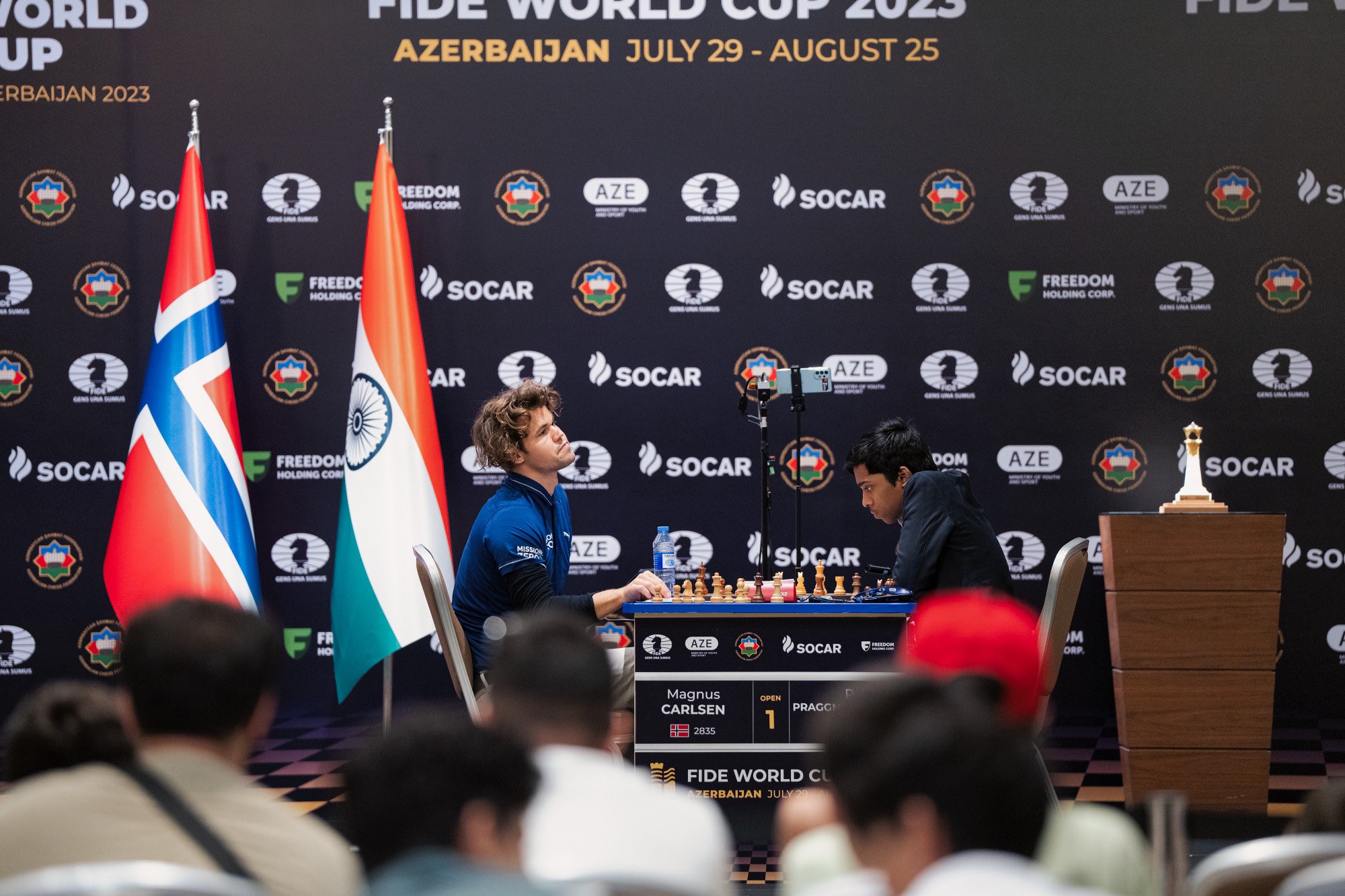 Chess World Cup final : கார்ல்சன் – பிரக்ஞானந்தா மோதிய 2ம் சுற்று ஆட்டமும் டிராவில் முடிந்தது.!!