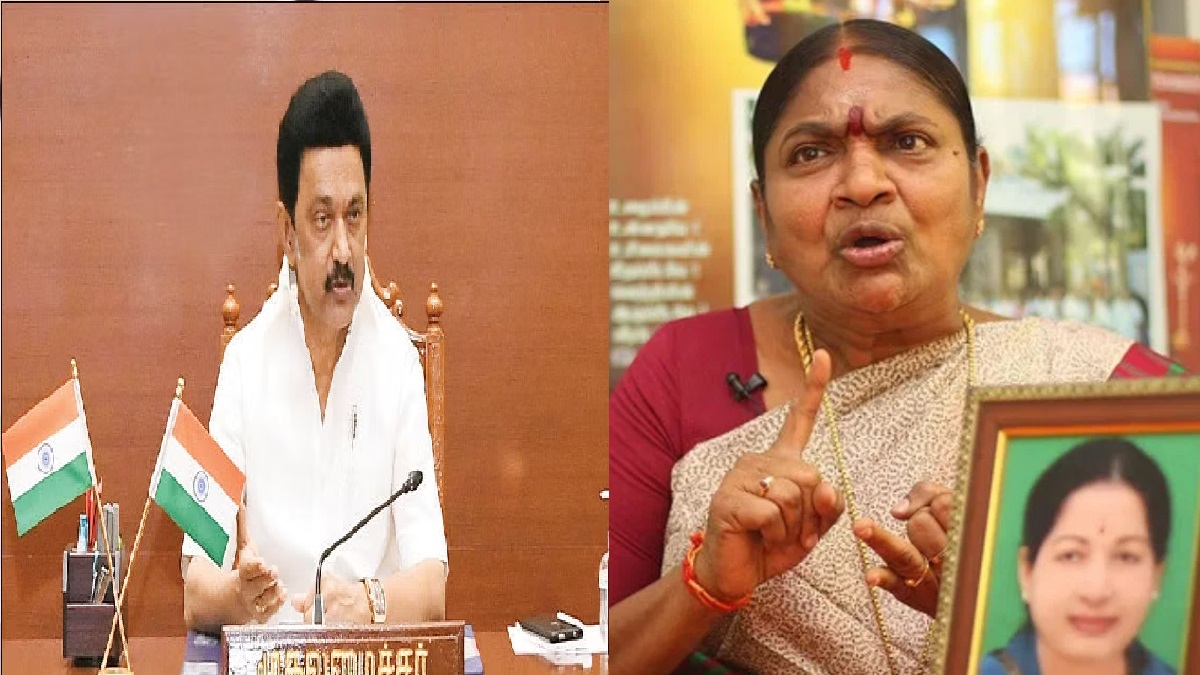 DMK வேஷ்டி…  துண்டோடு…  ஒருவன் கூட நடமாடக்கூடாது; ”அந்த சம்பவம்” மீண்டும் நடக்கணும்… தெறிக்கவிட்ட வளர்மதி!!