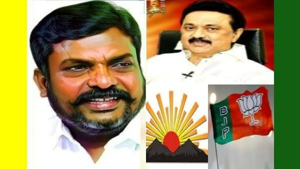 பேச முடில..! எதிர்க்கட்சிகளுக்கு செக்…! திக்குமுக்காடவைக்கும் பாஜக அரசியல்… மேடையில் போட்டுடைத்த திருமாவளவன்…!!