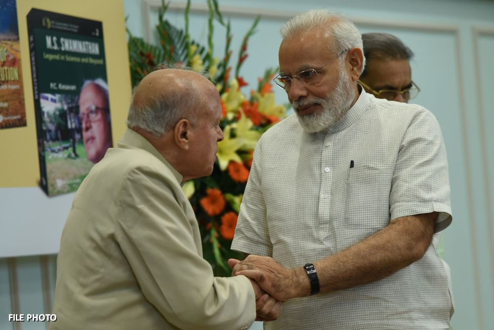 பிரபல வேளாண் விஞ்ஞானி எம்.எஸ். சுவாமிநாதன் மறைவு : பிரதமர் மோடி ஆழ்ந்த இரங்கல்.!!