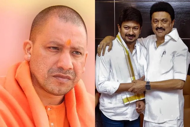 சனாதன ஒழிப்பு சர்ச்சை…. திமுகவை அரசியல் ஒட்டுண்ணிகள் என விமர்சித்த யோகி….!!!