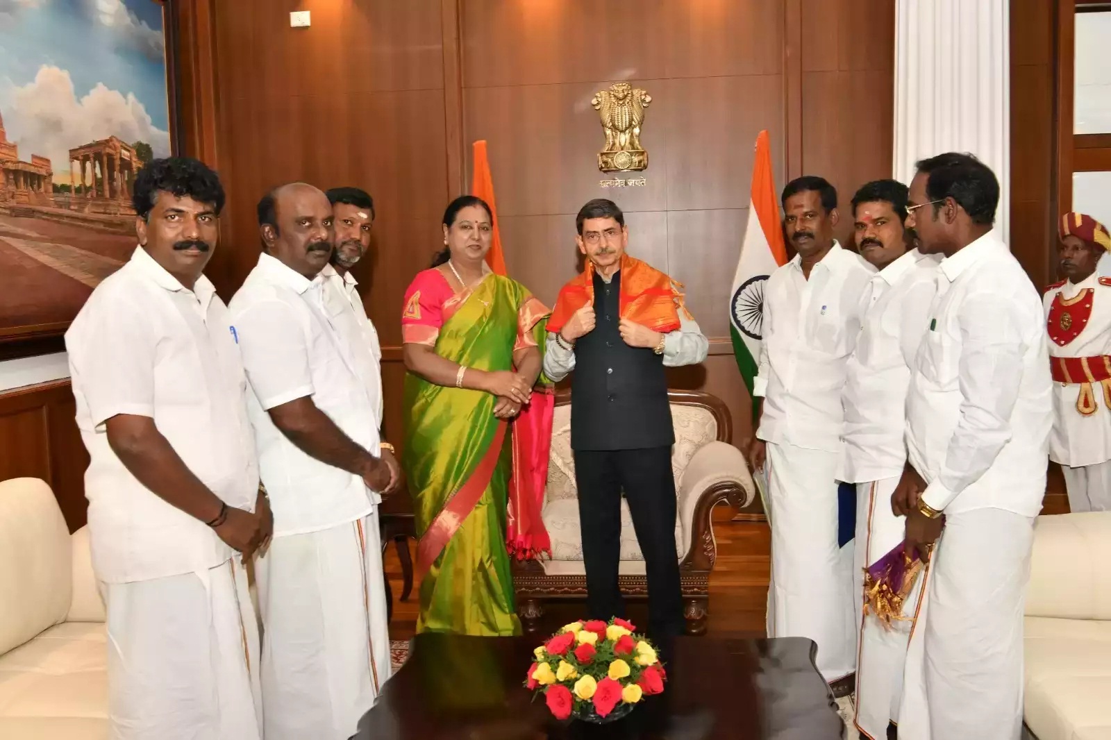ஆளுநர் ஆர்.என் ரவியுடன் சந்திப்பு…! டிடைல் பெட்டிஷனோடு போன தேமுதிக…!!