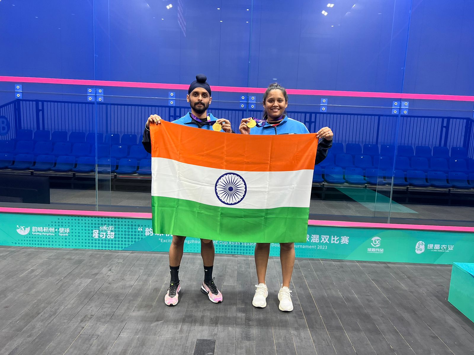 #AsianGames2023: ஸ்குவாஷில் இந்தியாவுக்கு தங்கம்; மொத்தமாக 20 தங்கம் வென்று அசத்தல்..!!