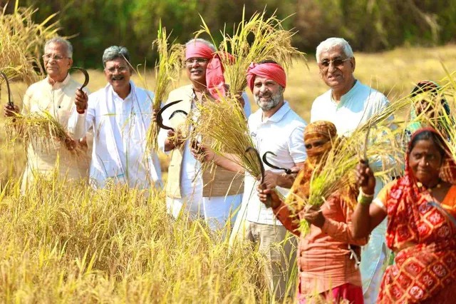 விவசாயியாக மாறிய ராகுல் காந்தி…. வைரலாகும் புகைப்படம்….!!!