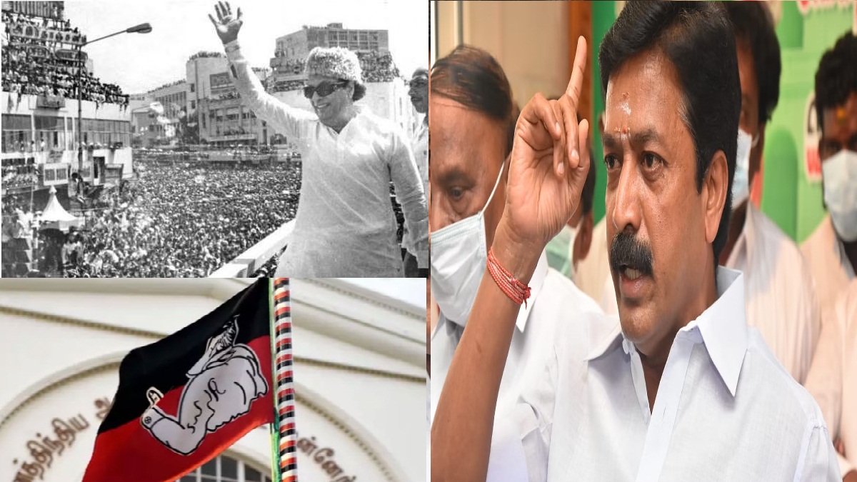 ADMKவை MGR தொடங்கல…!  தொண்டர்களால் தான் தொடங்குனாங்க… எம்ஜிஆர் Joint பண்ணிகிட்டாரு;  சி.வி சண்முகம் பேச்சு…! 