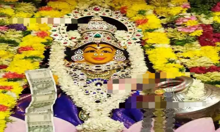 நவராத்திரி சிறப்பு அலங்காரம்…. மகாலட்சுமியாய் அருள் பாலித்த சித்தர்…. திரளான பக்தர்கள் தரிசனம்…!!