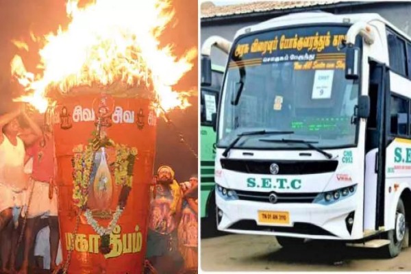 கார்த்திகை தீபம் : தமிழகம் முழுவதும்  2700 சிறப்பு பேருந்துகள் அறிவிப்பு….!!!!