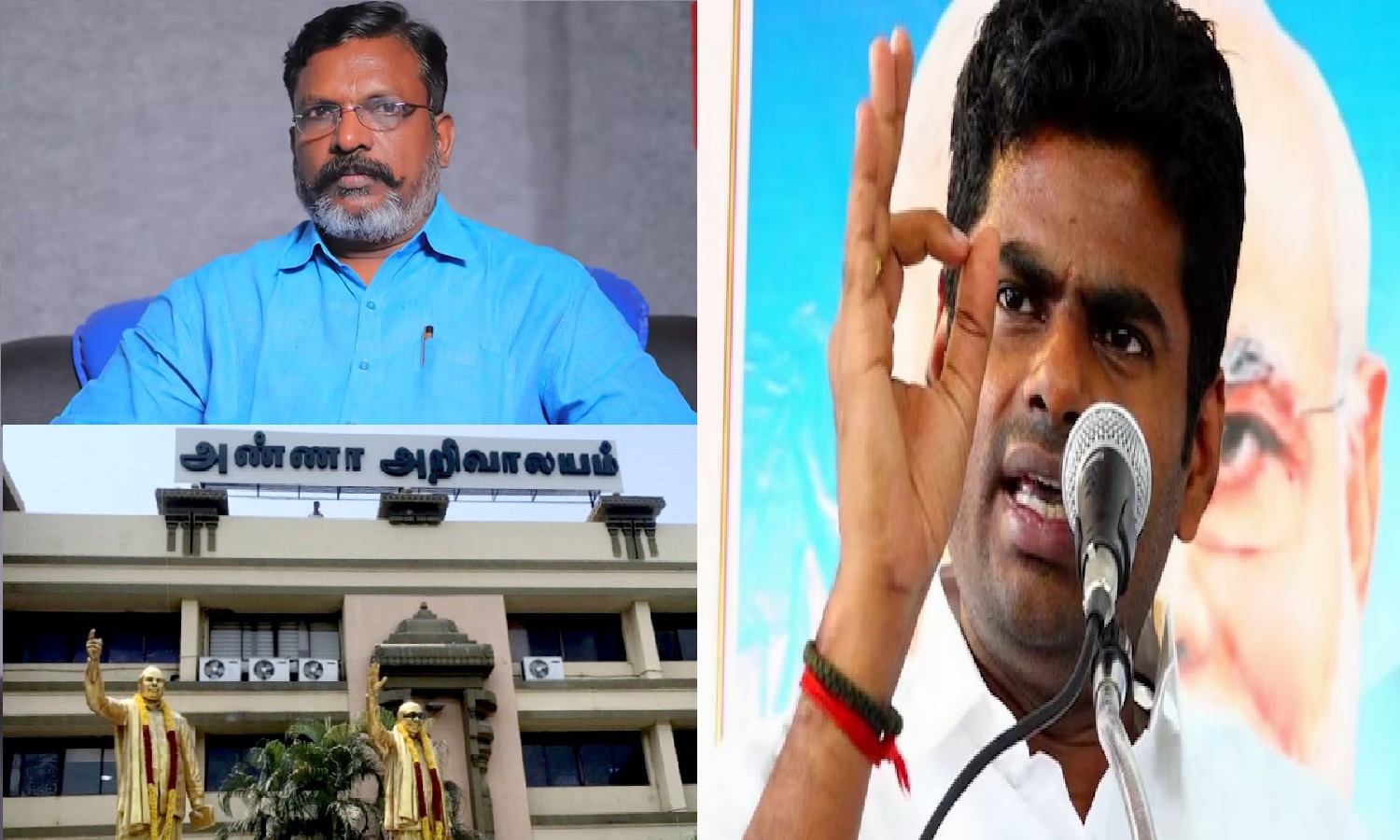 வேலையில்லாத கட்சி DMK…..! திருமா உருப்படியா வேலை செய்யணும்… அண்ணாமலை அட்வைஸ்…!!