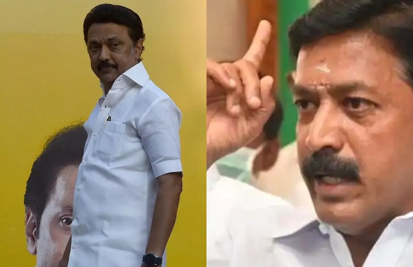 மினிஸ்டருக்கு ஒண்ணுமே தெரில…! காட்டுற இடத்துல சைன் பண்ணனும்… DMK அரசை போட்டு தாக்கிய சி.வி சண்முகம்…!!