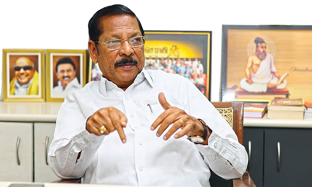பழைய DMK உணர்வு இல்லை… எவன் எவனோ சவால் விடுறான் … ஆர்.எஸ் பாரதி  வேதனை..!!
