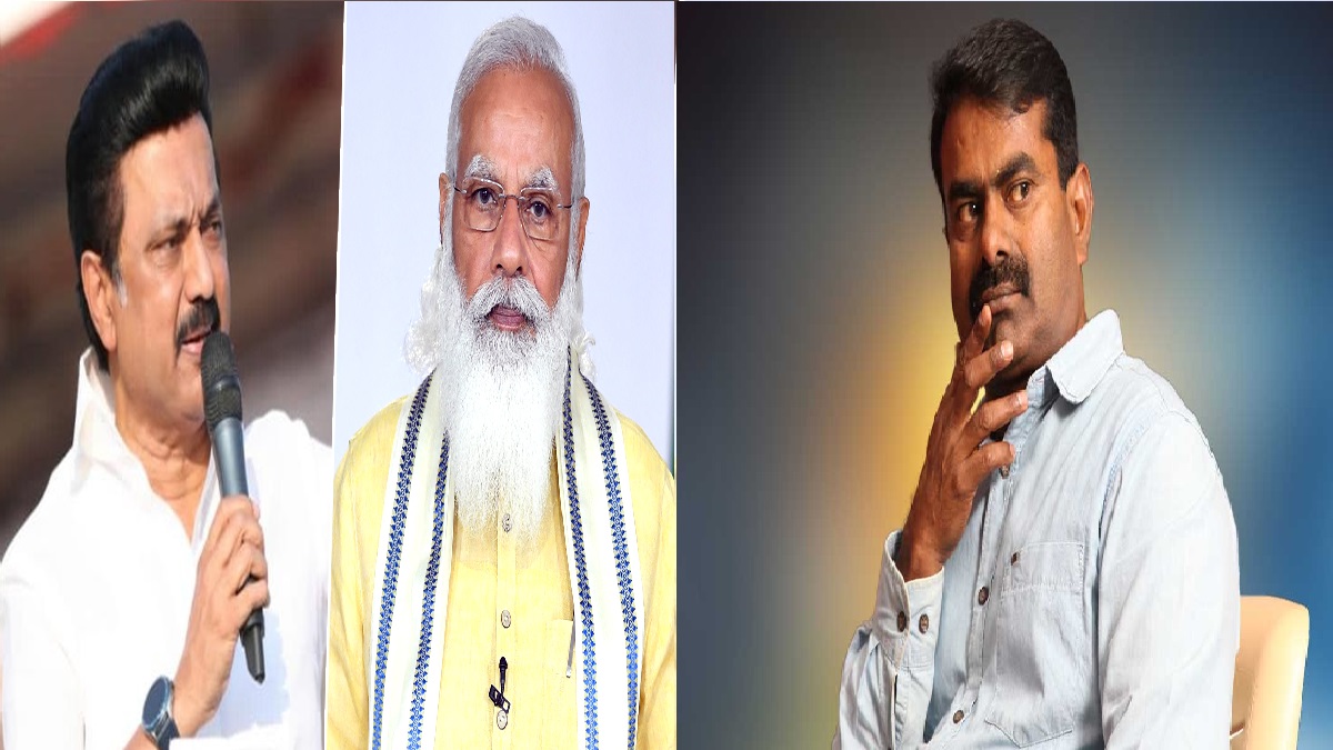 CM சரியா தான் சொல்லி இருக்காரு…! BJP-க்கு எதிராக கோதாவில் குதித்த சீமான்… DMK பேச்சிக்கு  ஆதரவு…!!