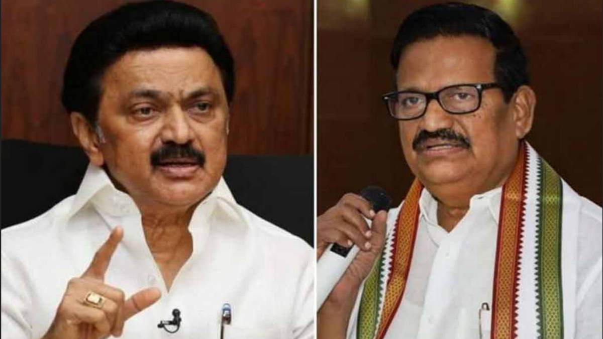 செய்யுறதை எல்லாம் கேட்டு தலையாட்ட முடியாது… DMK கிட்ட போய் கேளுங்க… சிப்காட் விஷயத்தில் சீறிய கே.எஸ் அழகிரி…!!
