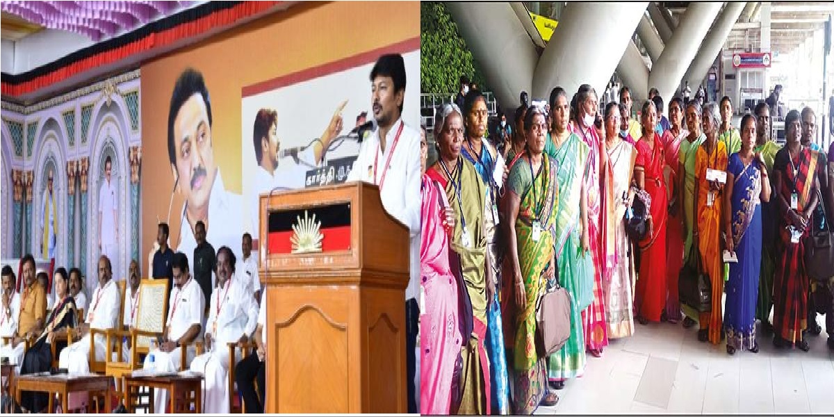 எப்போதும் சப்போர்ட் செய்வோம்…! DMK அரசு துணை நிற்கும்… இன்னும் வேற லெவலுக்கு போங்க… மகளிருக்கும் உதயநிதி அட்வைஸ்…!!