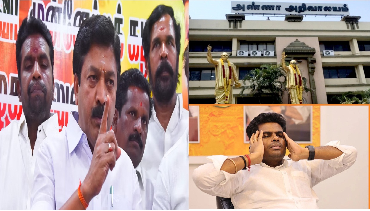 DMK கேட்ட 24 மணி நேரத்துல OK சொன்ன பாஜக… வாயே  திறக்காத அண்ணாமலை… புது ரூட்டில் சி.வி சண்முகம்…!!