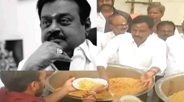 மறைந்தும் மக்கள் பசியாற்றும் கேப்டன்…. கலங்கும் தமிழகம்….!!!