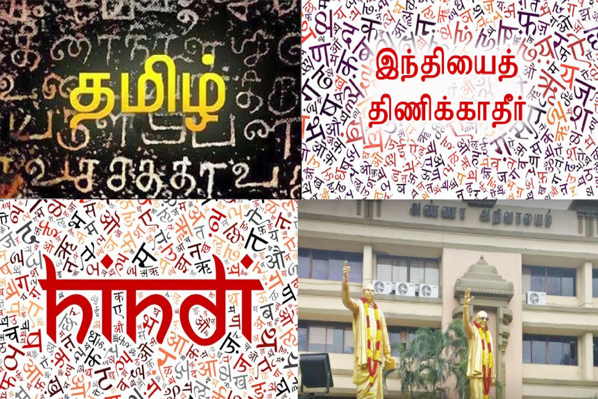 தமிழ்நாடு vs ஹிந்தி…! 1 இல்ல… 2 இல்ல… இது 18 வருஷ போராட்டம்…. DMK மாநாட்டில் முழக்கம்…!!