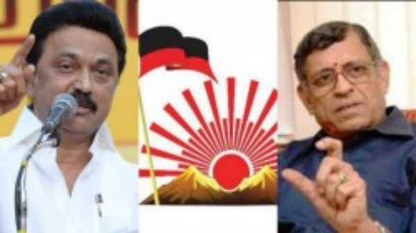 ஒரே ஒரு பொய்யை சொல்லி ஆட்சிக்கு வந்த DMK…! நிச்சயமாக யாராலும் அதை செய்ய முடியாது… அடித்த்துச் சொன்ன குருமூர்த்தி ..!!