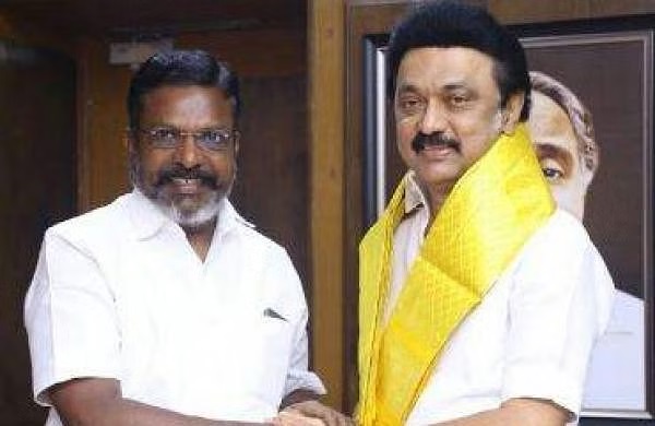 DMK கூட்டணியில் 2 ஆவது பெரிய கட்சி VCK…..! 4 தொகுதி எங்களுக்கு வேணும்… திருமாவளவன் டிமாண்ட்…!!