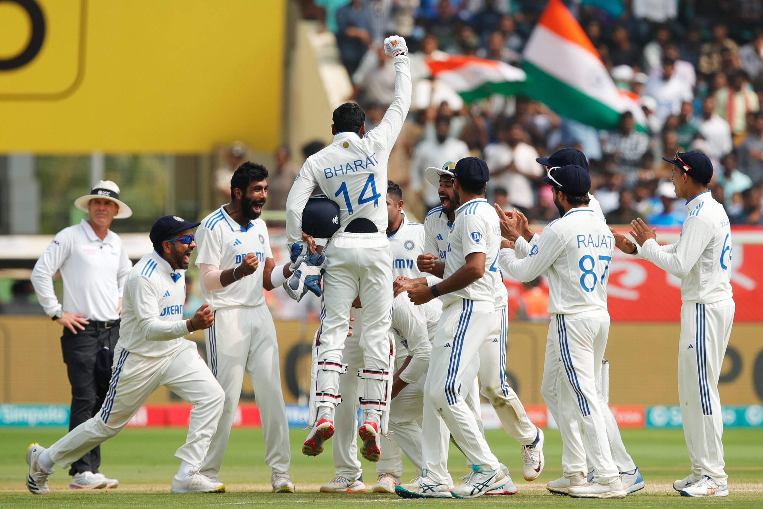 IND vs ENG 2nd Test : 106 ரன்கள் வித்தியாசத்தில் இங்கிலாந்தை வீழ்த்தியது டீம் இந்தியா… 1-1 என சமன்.!!