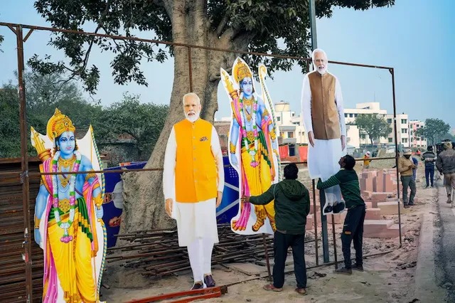 ராமர் கோயிலால் தேர்தலில் பாஜகவுக்கு சாதகமா…? வெளியான பரபரப்பு கருத்துக்கணிப்பு…!!