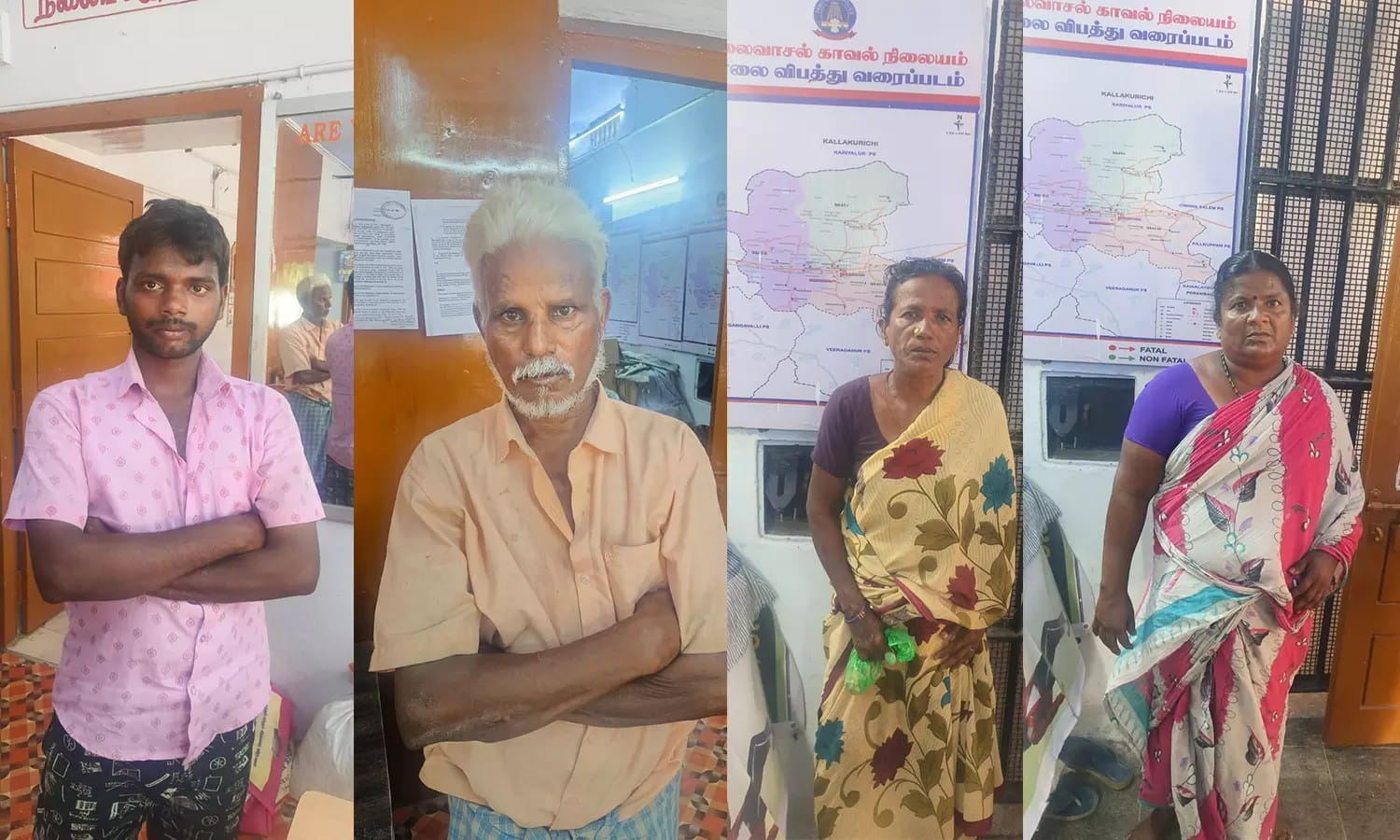கள்ளச்சாராயம் விற்பனை… 2 பெண்கள் உட்பட 4 பேர் அதிரடி கைது…!!!