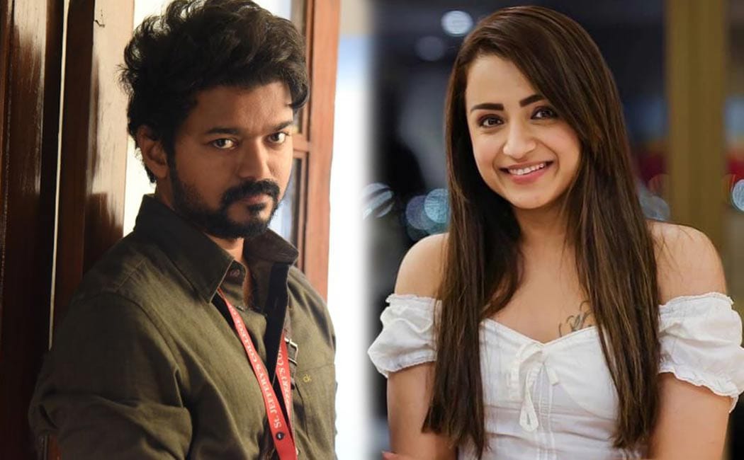 நடிகர் விஜயுடன் ஒன்றாக நடிகை த்ரிஷா… இணையத்தை பற்ற வைத்த புகைப்படம்… படு வைரல்…!!!