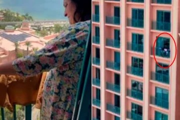 துபாய் 5 ஸ்டார் ஹோட்டல் பால்கனியில்…. துணியை காயப்போட்ட இந்திய பெண்…. என்ன நடந்தது தெரியுமா…??