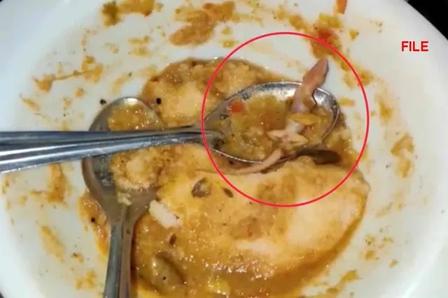 ஹோட்டல் சாம்பாரில் கிடந்த பல்லி…. பார்க்காமல் சாப்பிட்ட 3 பேருக்கு சிகிச்சை…!!