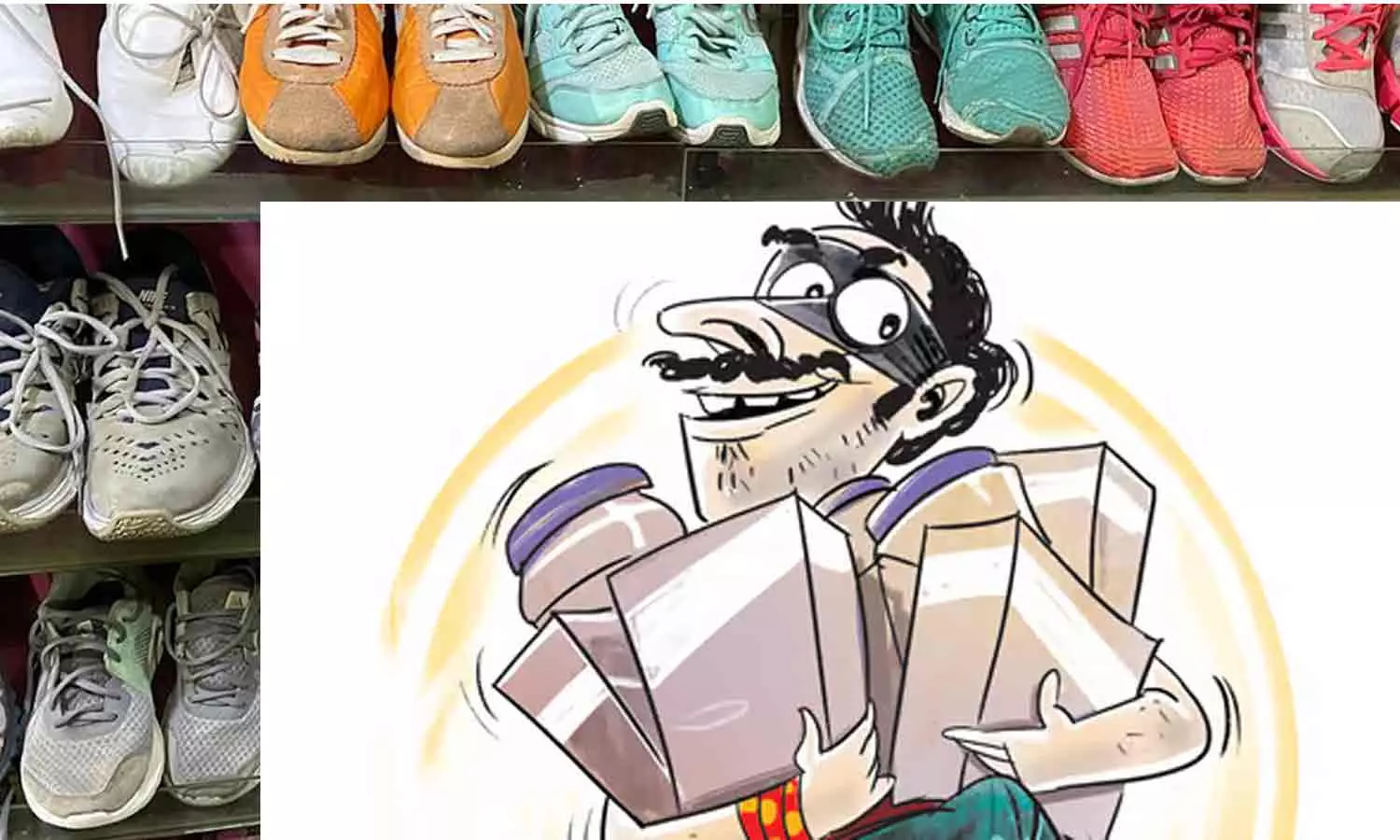 1 இல்ல 2 இல்ல மொத்தம் 10,000 ஷூக்கள்…. 7 வருடங்களாக திருடிய பலே திருடர்கள்… சிக்கியது எப்படி….?