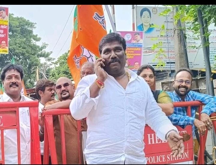 பாஜக மாநில நிர்வாகி குண்டர் சட்டத்தில் கைது…. மாவட்ட ஆட்சியர் அதிரடி…!!