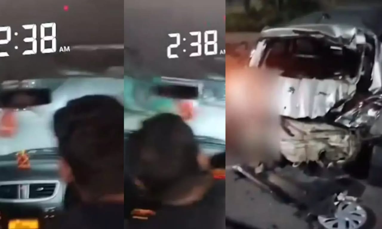 மது போதையில் காருக்குள் ரீல்ஸ்… கண்ணிமைக்கும் நொடியில் நேர்ந்த விபத்து… 2 பேர் துடிதடித்து பலி… வைரலாகும் பகீர் வீடியோ…!!!