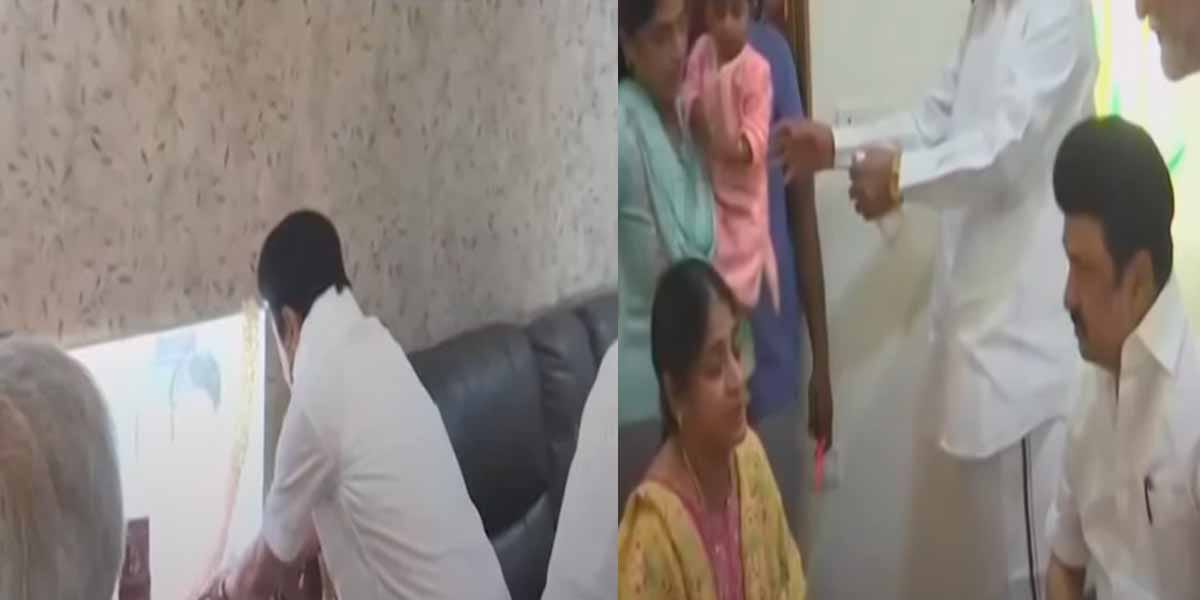 “குற்றவாளிகளுக்கு விரைவில்  தண்டனை கிடைக்கும்”… ஆம்ஸ்ட்ராங் மனைவியிடம் முதல்வர் ஸ்டாலின் நேரில் சென்று உறுதி…!!!