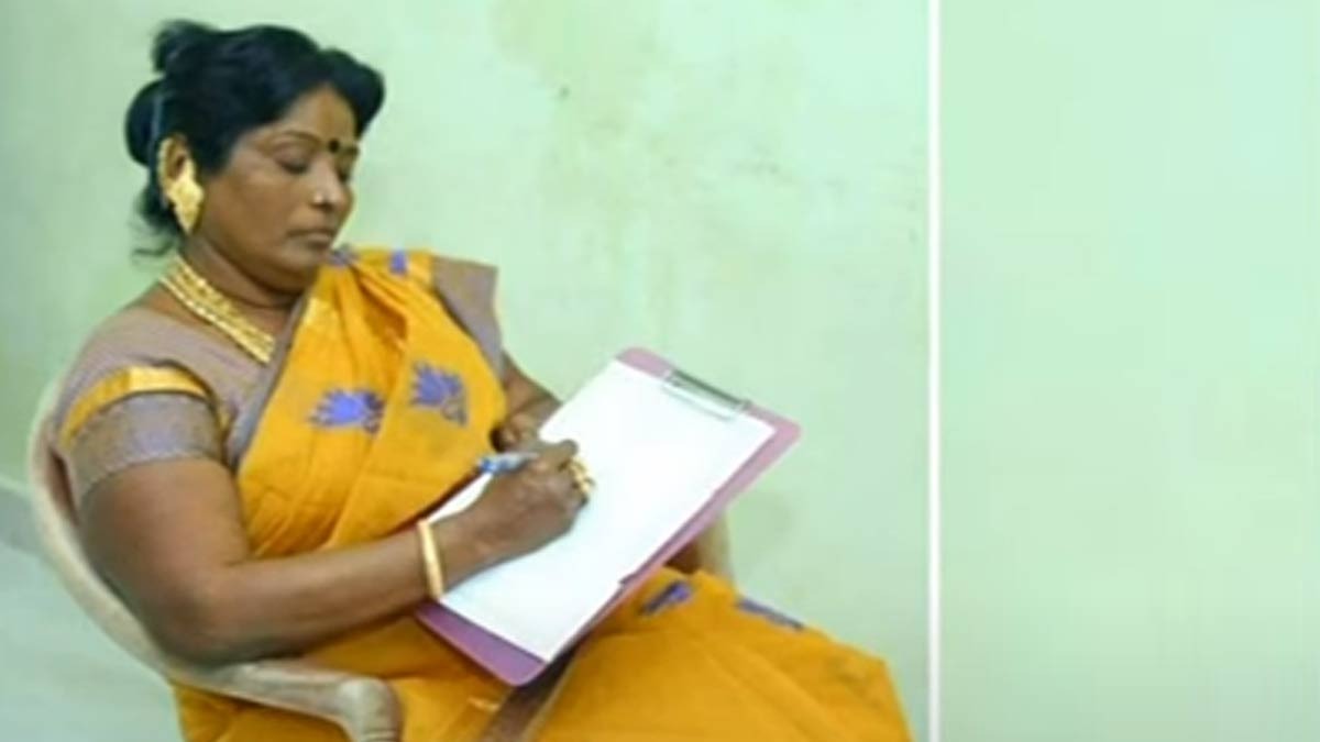 பெண் ஒருவரை கொடூரமாக தாக்கும் அஞ்சலை…. இணையத்தில் வைரலாகும் பகீர் வீடியோ…!!