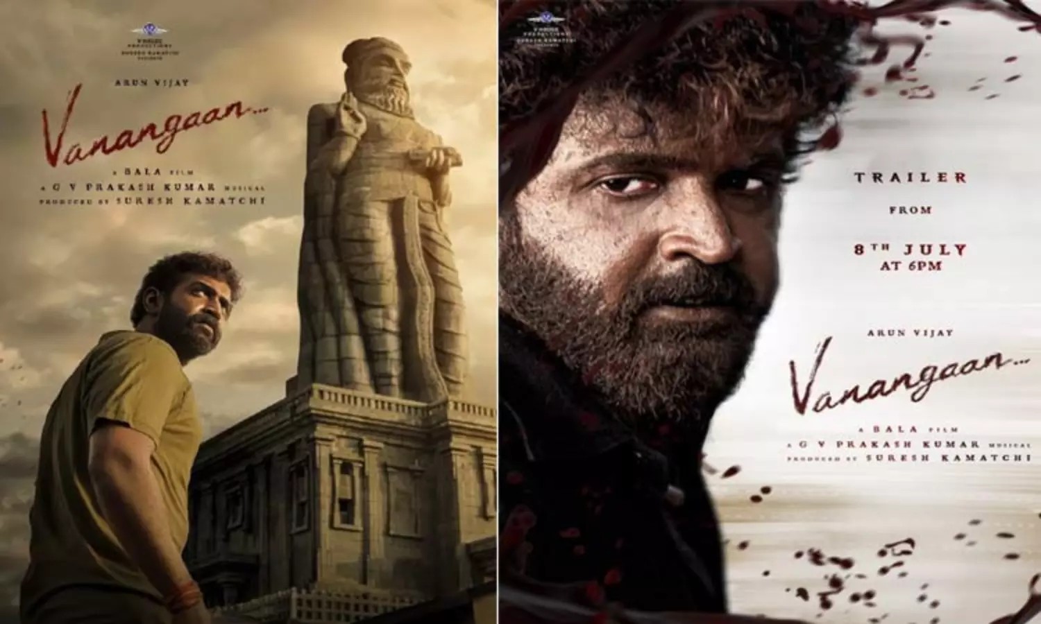 நடிகர் அருண் விஜயின் வெறித்தனமான நடிப்பில்…. வணங்கான் படத்தின் அதிரடி டிரைலலர் வெளியீடு…!!