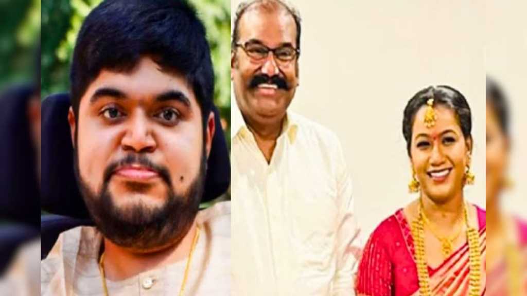 “திருநெல்வேலி பொண்ணு”…. மகனுக்கு பேசி முடித்த நெப்போலியன்…. வீடியோ காலில் நடந்த நிச்சயதார்த்தம்… போட்டோ வைரல்..!!