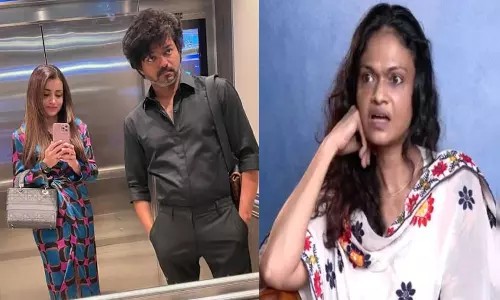 நடிகர் விஜயை அபகரிக்க முயற்சி…. எம்ஜிஆருக்கு ஜெயலலிதா செய்ததைப் போன்று த்ரிஷாவும் செய்கிறார்… பரபரப்பை கிளப்பிய சுசித்ரா..!!