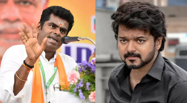 “ஒன்றிய அரசு” திமுக பாணியில் பேசிய விஜய்…. பதிலடி கொடுத்த அண்ணாமலை…!!