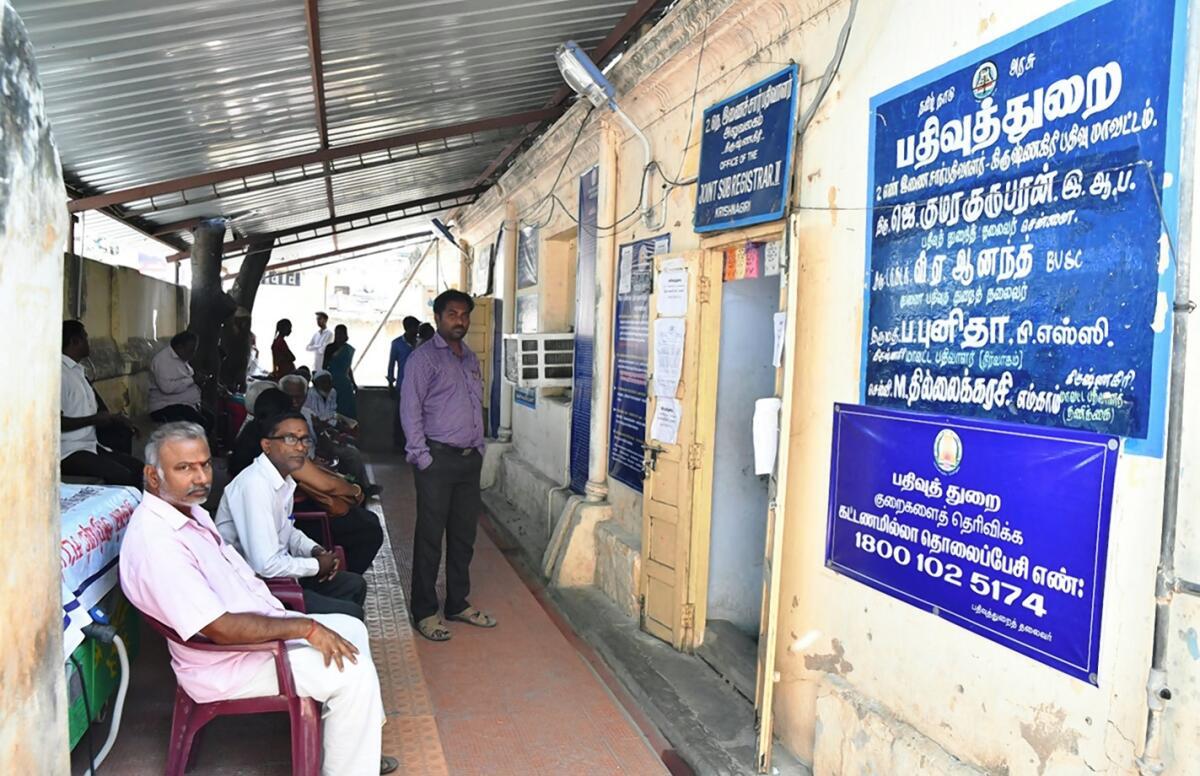 தமிழகம் முழுவதும் நாளை பத்திரப்பதிவு அலுவலகங்கள் இயங்கும்… அரசு அறிவிப்பு…!!!