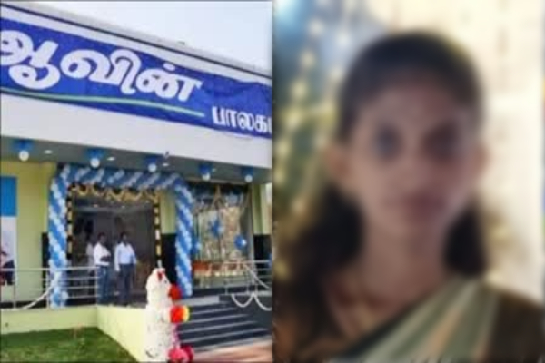 ஆவின் நிறுவனத்தில் தலை துண்டாகி பெண் மரணம்…. திருவள்ளூரில் பரபரப்பு…!!!