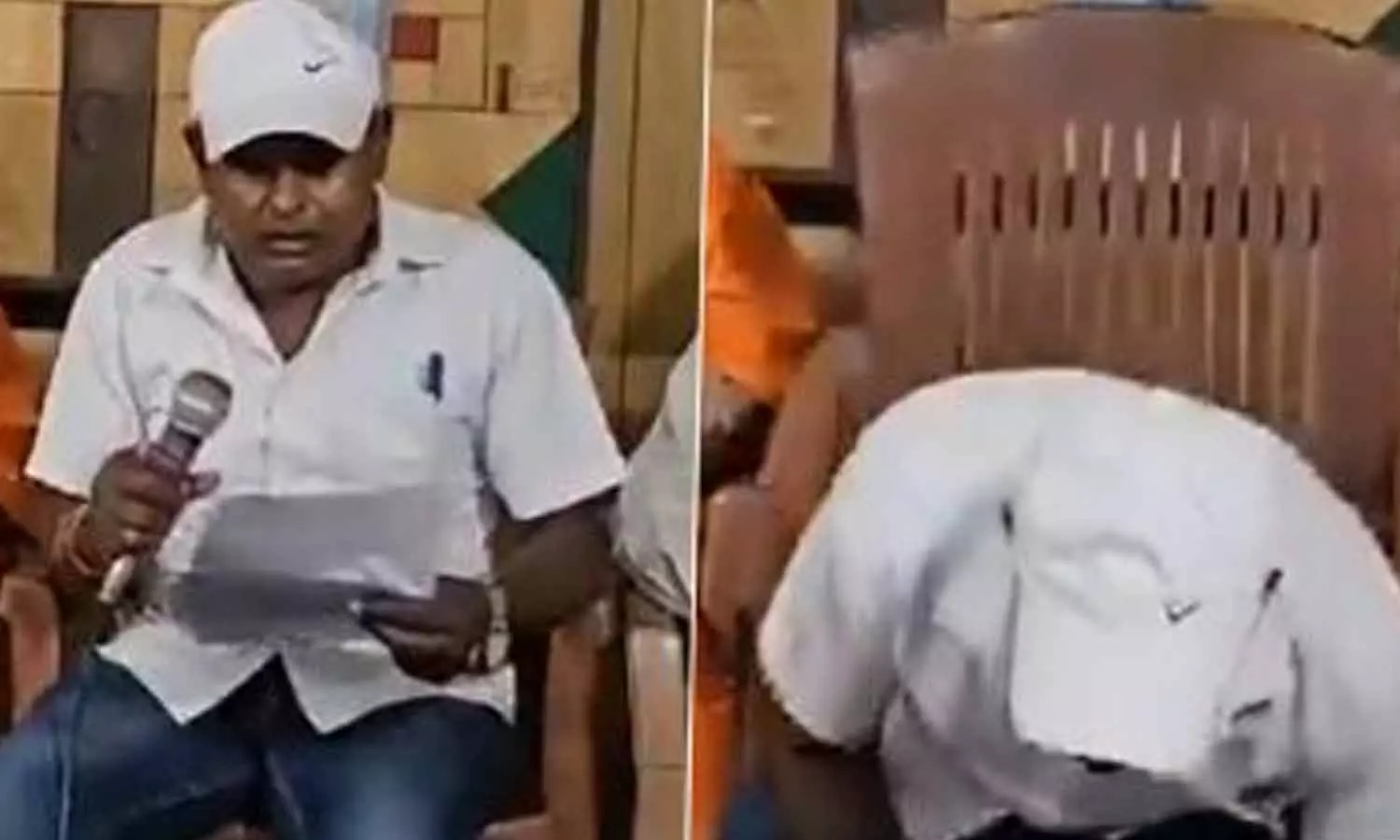 நேரலையில் சகஜமாக பேசிக் கொண்டிருந்த நபர்…. நொடிபொழுதில் உயிரை விட்ட பரிதாபம்… பதற வைக்கும் வீடியோ ‌‌…!!