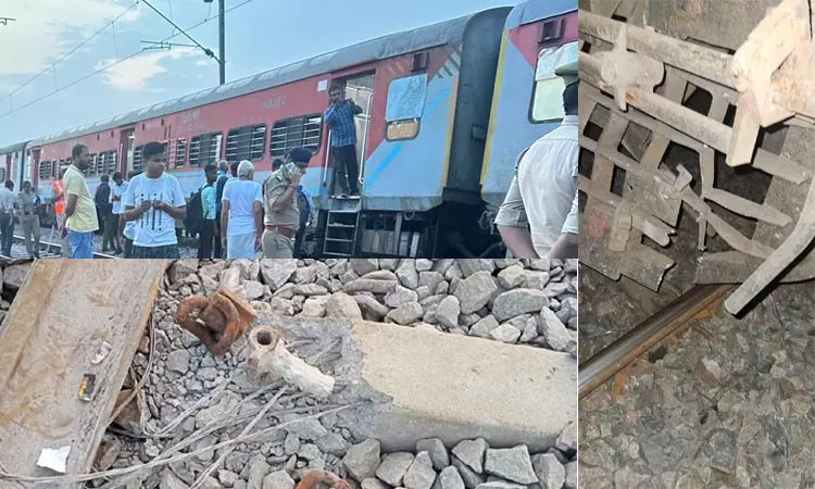 “ரயிலை கவிழ்த்த சதி”…  அதிர்ஷ்டவசமாக உயிர் தப்பிய பயணிகள்…  பரபரப்பு தகவல்..!!