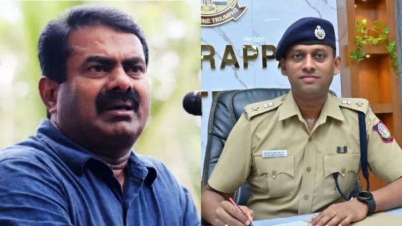 நீங்க எப்ஐஆர் போடுங்க ‌… நான் அதைக் கிழித்து குப்பையில் போடுகிறேன்…. மீண்டும் திருச்சி எஸ்பிஐ சீண்டிய சீமான்… வெடித்தது மோதல்…!!!