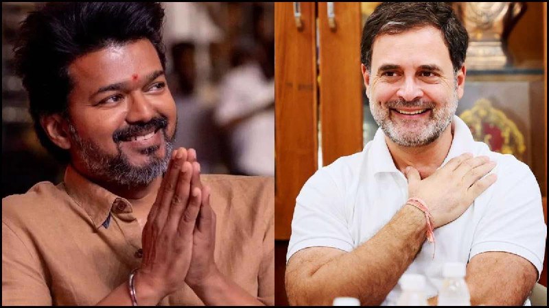 “காங். கட்சியில் சீட்”… ராகுல் சொன்ன ஒத்த வார்த்தை…. யோசிக்காமல் அப்படியே செய்த விஜய்…. போட்டுடைத்த முக்கிய புள்ளி…. அதிர்ச்சியில் தவெகவினர்…!!