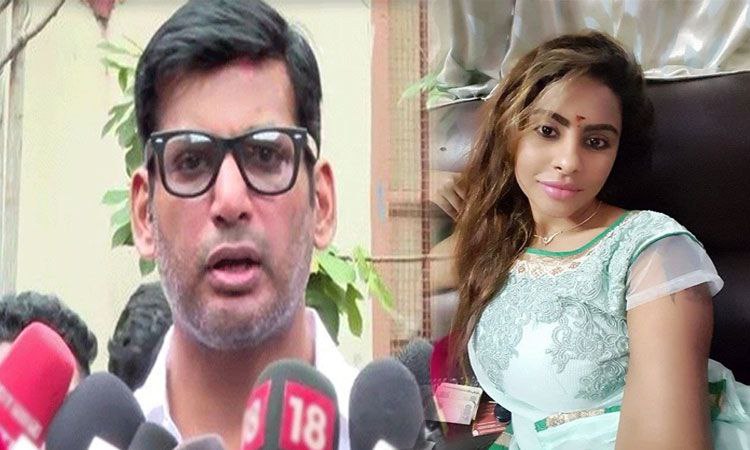 செருப்பாலேயே அடிக்கணுமா…? என் வீட்டில் கூட நிறைய இருக்குது…. நடிகர் விஷாலை கிழித்தெறிந்த பிரபல நடிகை….!!!