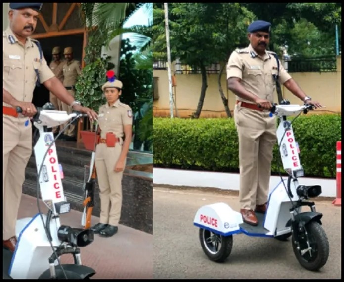 அடடே சூப்பர்…. இனி காவல்துறையில் ட்ரைக் பைக்… கலக்கும் கோவை காவல்துறை….!!!